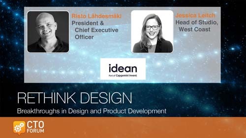 Keynote by Idean President & CEO Risto Lähdesmäki & Head of Studio Jessica Leitch at RETHINK DESIGN 2020