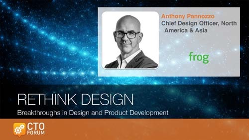 Preview Keynote by frog design Chief Design Officer Anthony Pannozzo at RETHINK DESIGN 2020