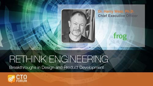 Excerpt from Keynote by frog design CEO Dr. Harry West at RETHINK ENGINEERING 2018