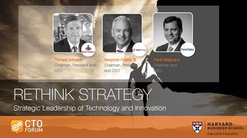 Preview of Q & A Session featuring Footlocker Richard Johnson, Xcel Energy Benjamin Fowke, First Data Frank Bisignano at RETHINK STRATEGY 2017