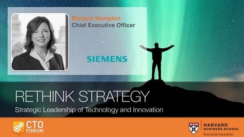 Preview: Keynote Address by Siemens USA CEO Ms. Barbara Humpton at RETHINK STRATEGY 2019