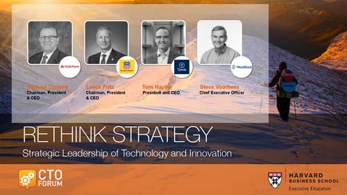 Q & A Session featuring State Farm Chairman, President & CEO Mr. Michael Tipsord, Union Pacific Chairman Lance Fritz, Tyson Foods CEO Tom Hayes and WestRock CEO Steve Voorhees at RETHINK STRATEGY 2018