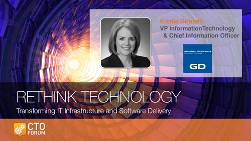 Keynote: General Dynamics Information Technology’s Kristie Grinnell “Rebooting Productivity” AT RETHINK TECHNOLOGY 2018