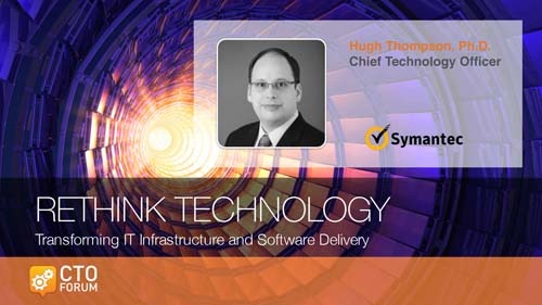 Keynote by Symantec CTO Dr. Hugh Thompson “Cyber Security” at RETHINK TECHNOLOGY 2018