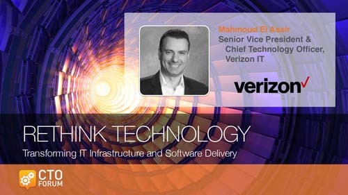 Keynote by Verizon’s Mahmoud El-Assir “Software or Nowhere” at RETHINK TECHNOLOGY 2018