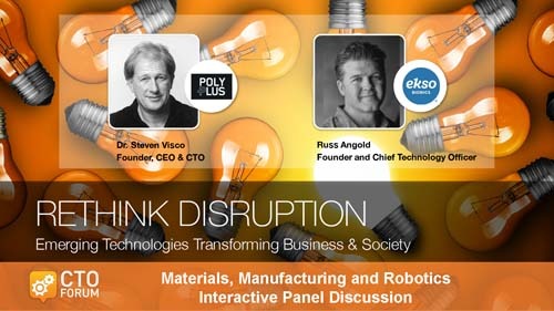 Panel Discussion – Materials, Manufacturing and Robotics at RETHINK DISRUPTION 2017