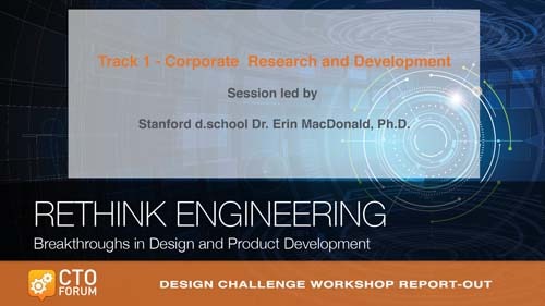 Design Challenge Workshop Report Out Segments at RETHINK ENGINEERING 2019