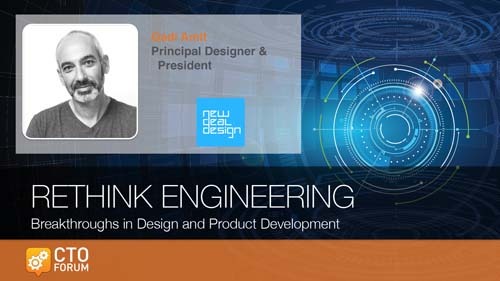 Keynote by NewDealDesign Principal Designer & President Gadi Amit at RETHINK ENGINEERING 2019