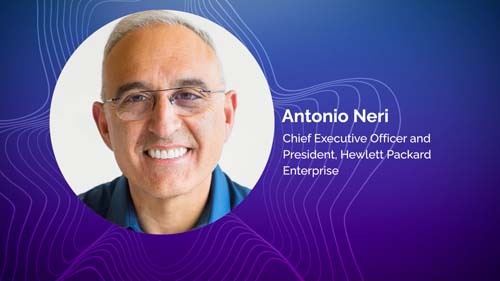 Keynote Address by Hewlett Packard Enterprise Antonio Neri at RETHINK TECHNOLOGY 2021