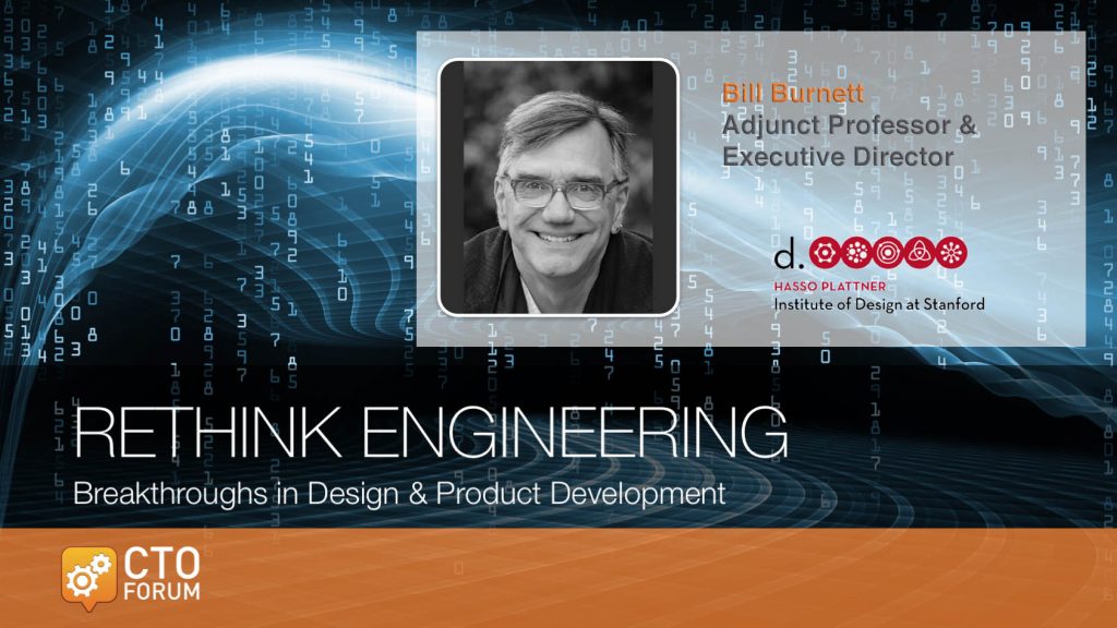 Stanford d.School Executive Director, Professor Bill Burnett at RETHINK ENGINEERING 2017