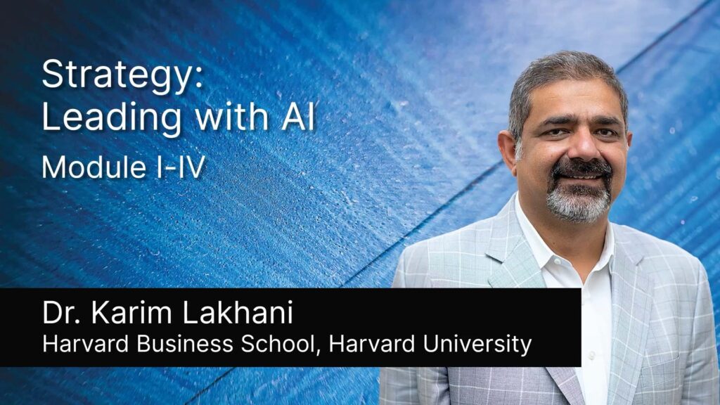 Keynote Address by Professor Karim Lakhani at TECHNOLOGY MANAGEMENT SERIES MODULE 1