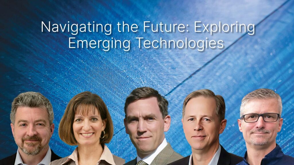 Panel Discussion featuring Dr. David Cox, Ryan Kean, Kathleen Lovett, Neil Cowles and Glenn Bleiler at TECHNOLOGY MANAGEMENT SERIES MODULE 4