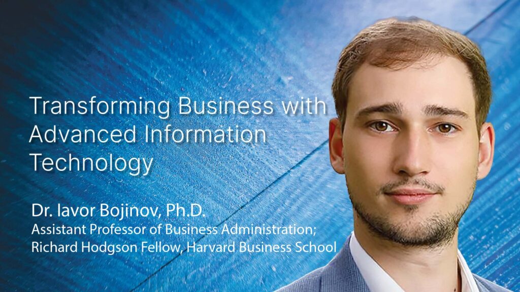 Keynote Address & Workshop by Professor Iavor Bojinov at TECHNOLOGY MANAGEMENT SERIES MODULE 5