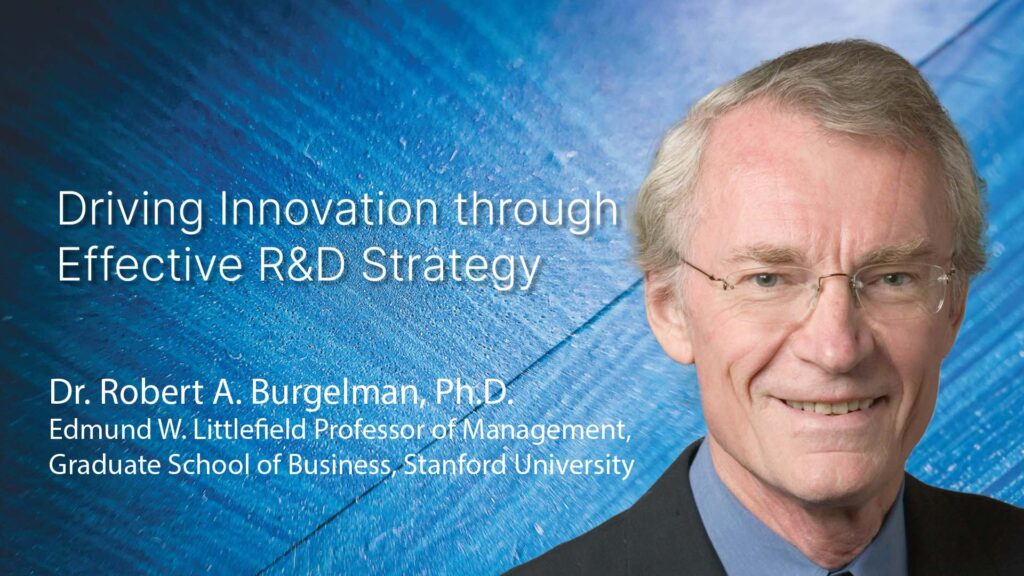 Keynote Address by Professor Robert Burgelman at TECHNOLOGY MANAGEMENT SERIES MODULE 5