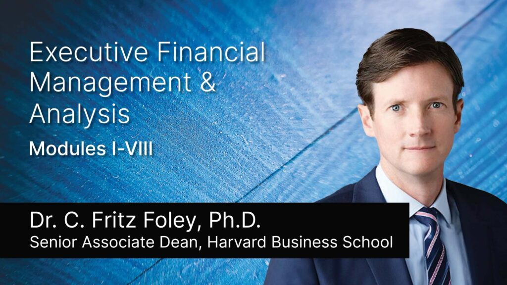 Keynote Address by Professor C. Fritz Foley at TECHNOLOGY MANAGEMENT SERIES MODULE 7